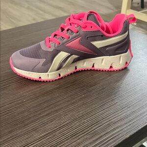 Reebok Violet and Neon Pink Running Shoes